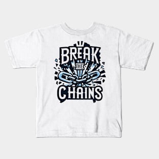 Break the Chains, mental health awareness Kids T-Shirt